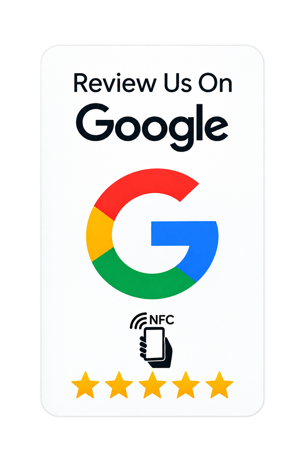 Tarjeta NFC Inteligente Google Reviews NFCsolutions